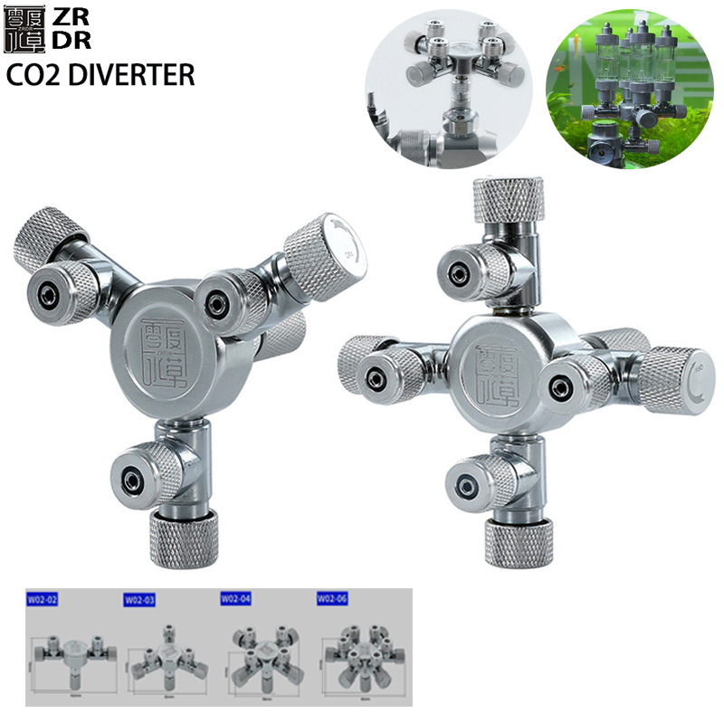 Planted Aquarium Accessories - Distributore CO2 Multicanale ZRDR per Acquario,