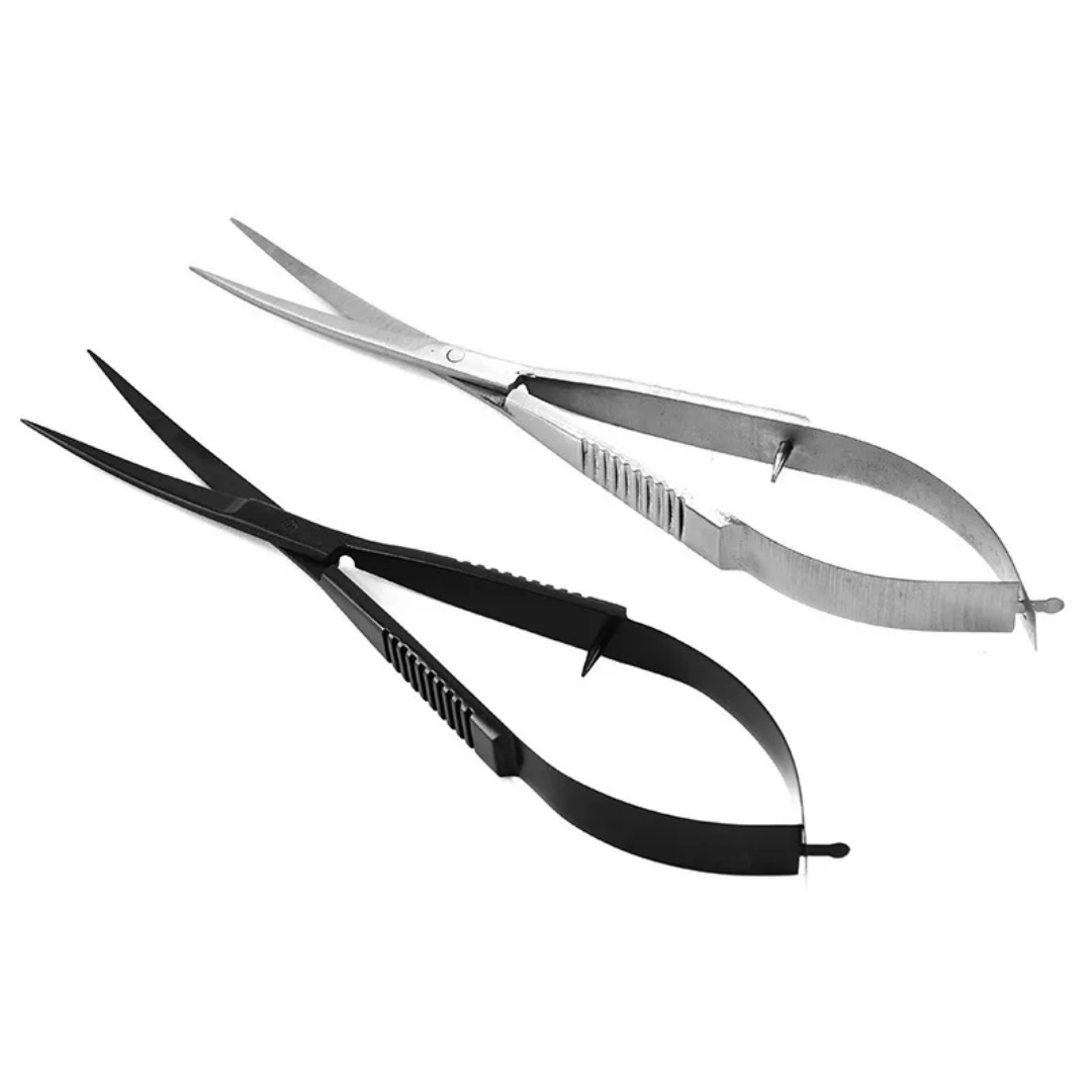 Aquarium Plant Utensils - Forbici a molla curve e diritte