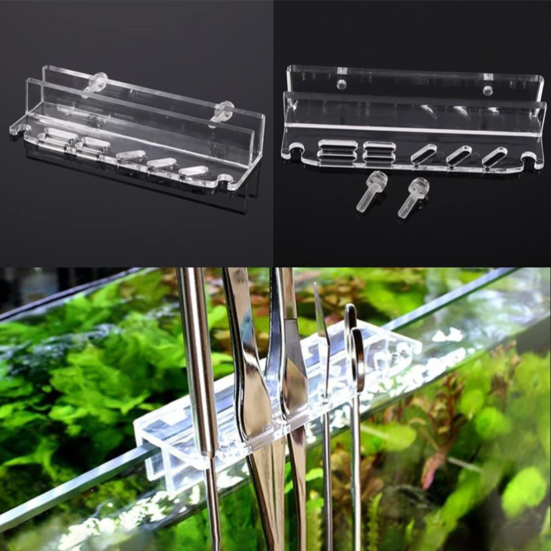 Aquarium Plant Utensils - Supporto in acrilico per rack di